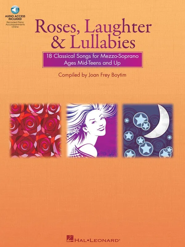 ROSES LAUGHTER AND LULLABIES MEZZO SOP BK/CD