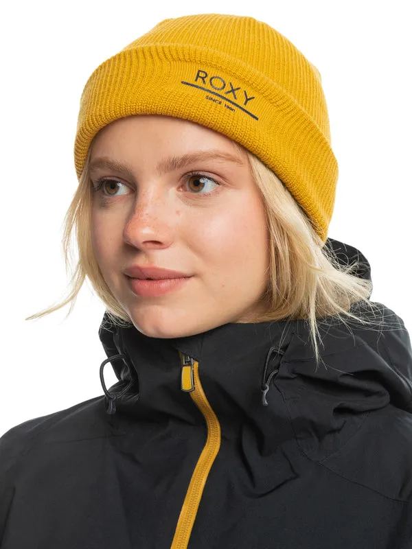 Roxy Womens Folker Beanie - Honey