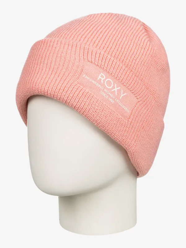 Roxy Womens Folker Beanie - Mellow Rose