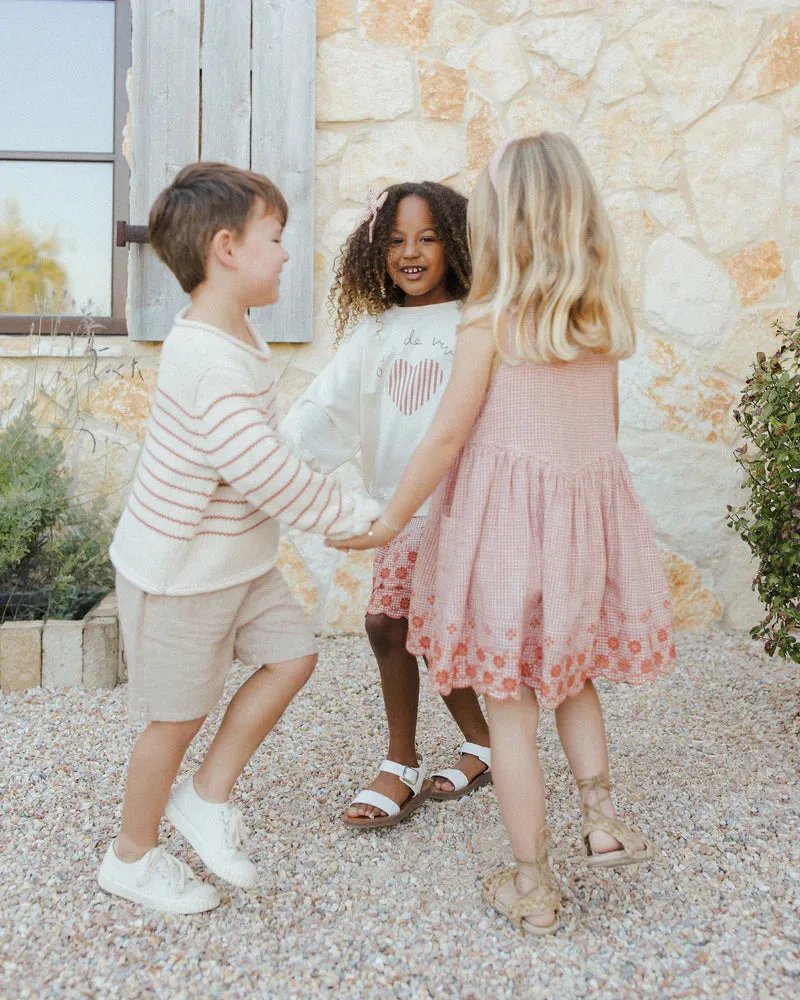 RYLEE & CRU JACQUES SWEATER || POPPY STRIPE