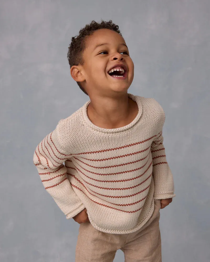 RYLEE & CRU JACQUES SWEATER || POPPY STRIPE