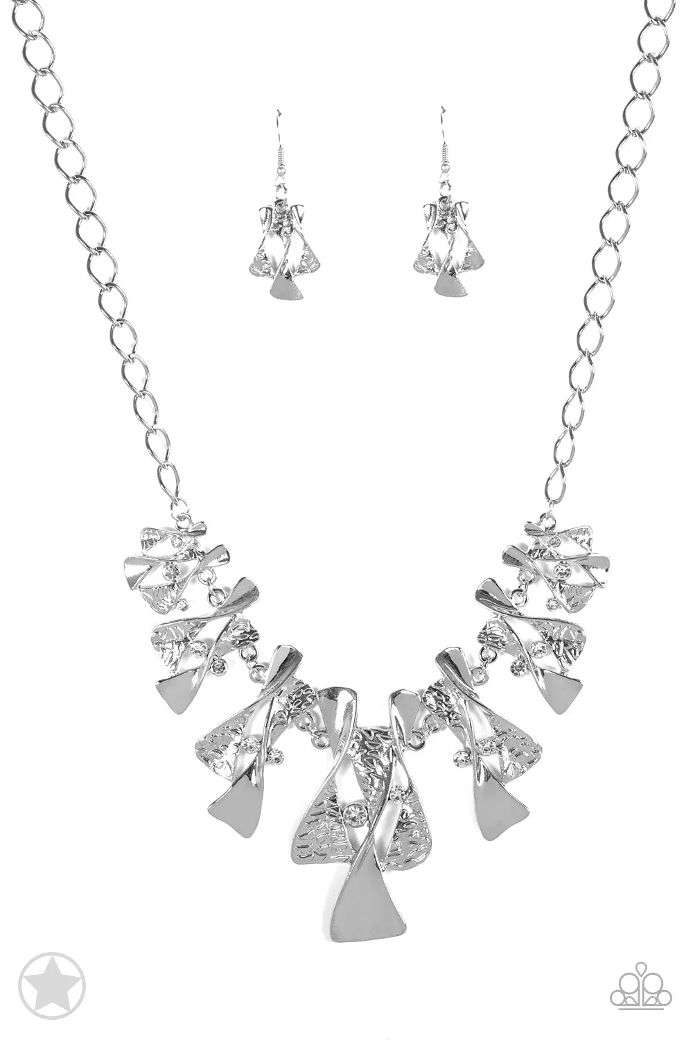 Sands Of Time - Silver Necklace - Paparazzi Accessories
