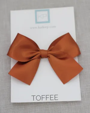 Satin Bow Hair Clips for Girls