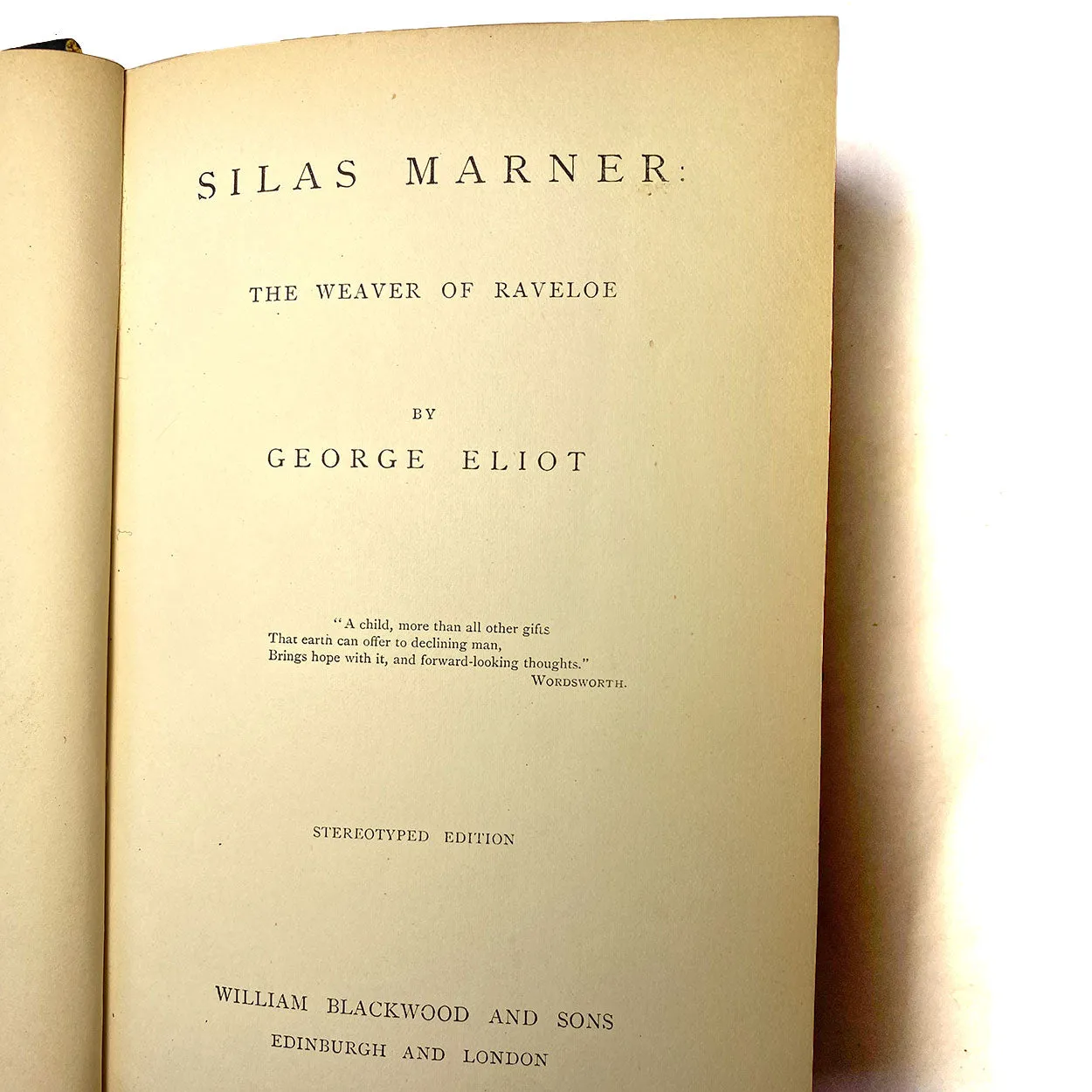 Set of Six English Leather Books: Works of George Eliot