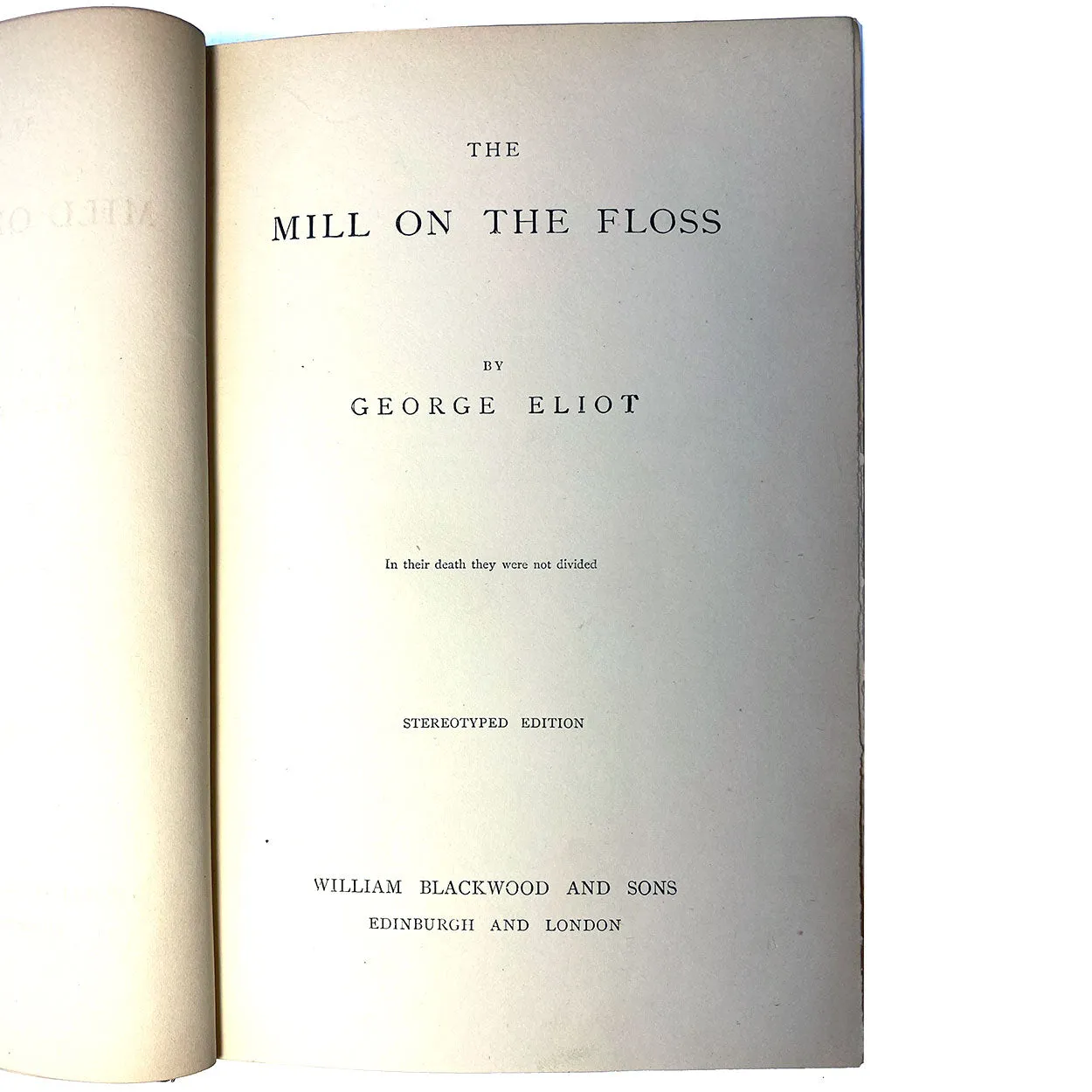 Set of Six English Leather Books: Works of George Eliot
