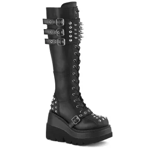 SHAKER-225  Black Vegan Leather