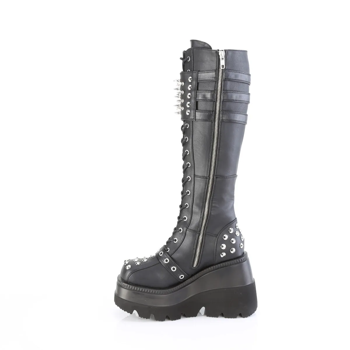 SHAKER-225  Black Vegan Leather