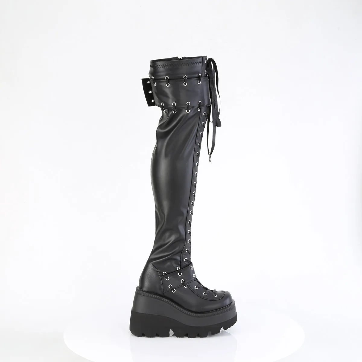 SHAKER-325  Black Vegan Leather