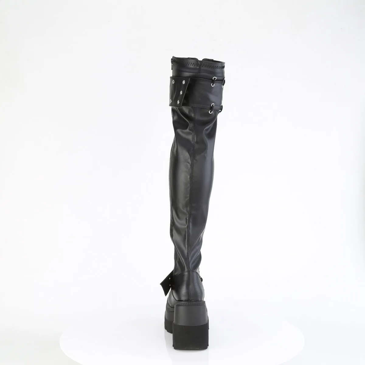 SHAKER-325  Black Vegan Leather