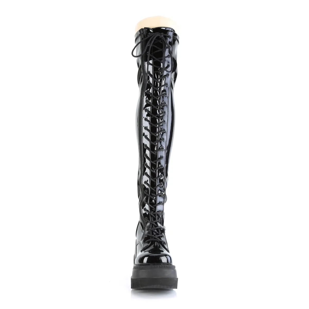 SHAKER-374  Black Stretch Patent