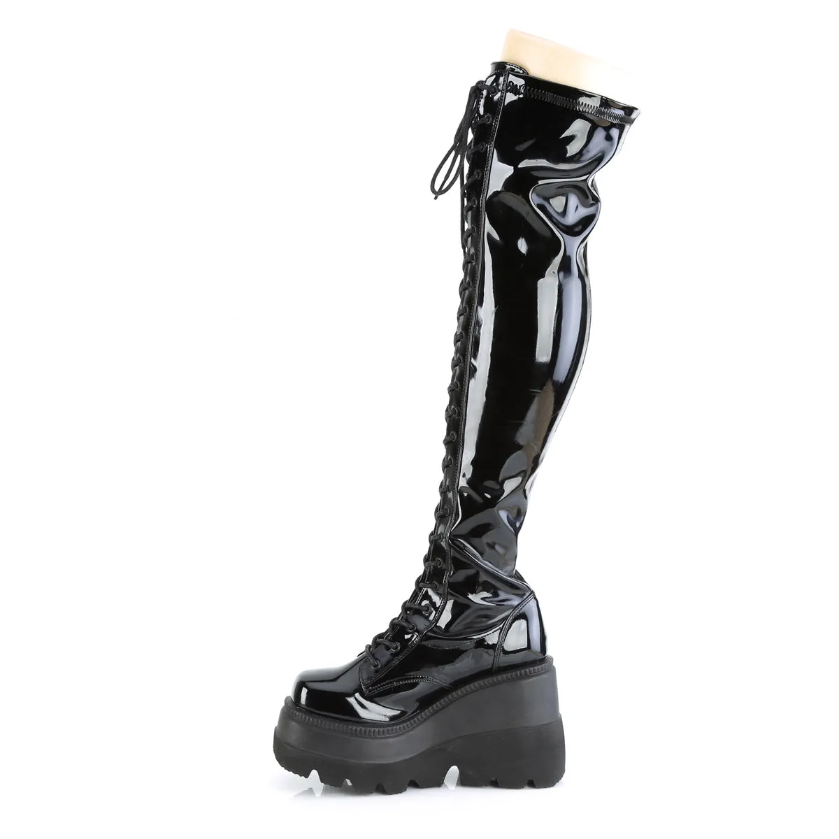 SHAKER-374  Black Stretch Patent