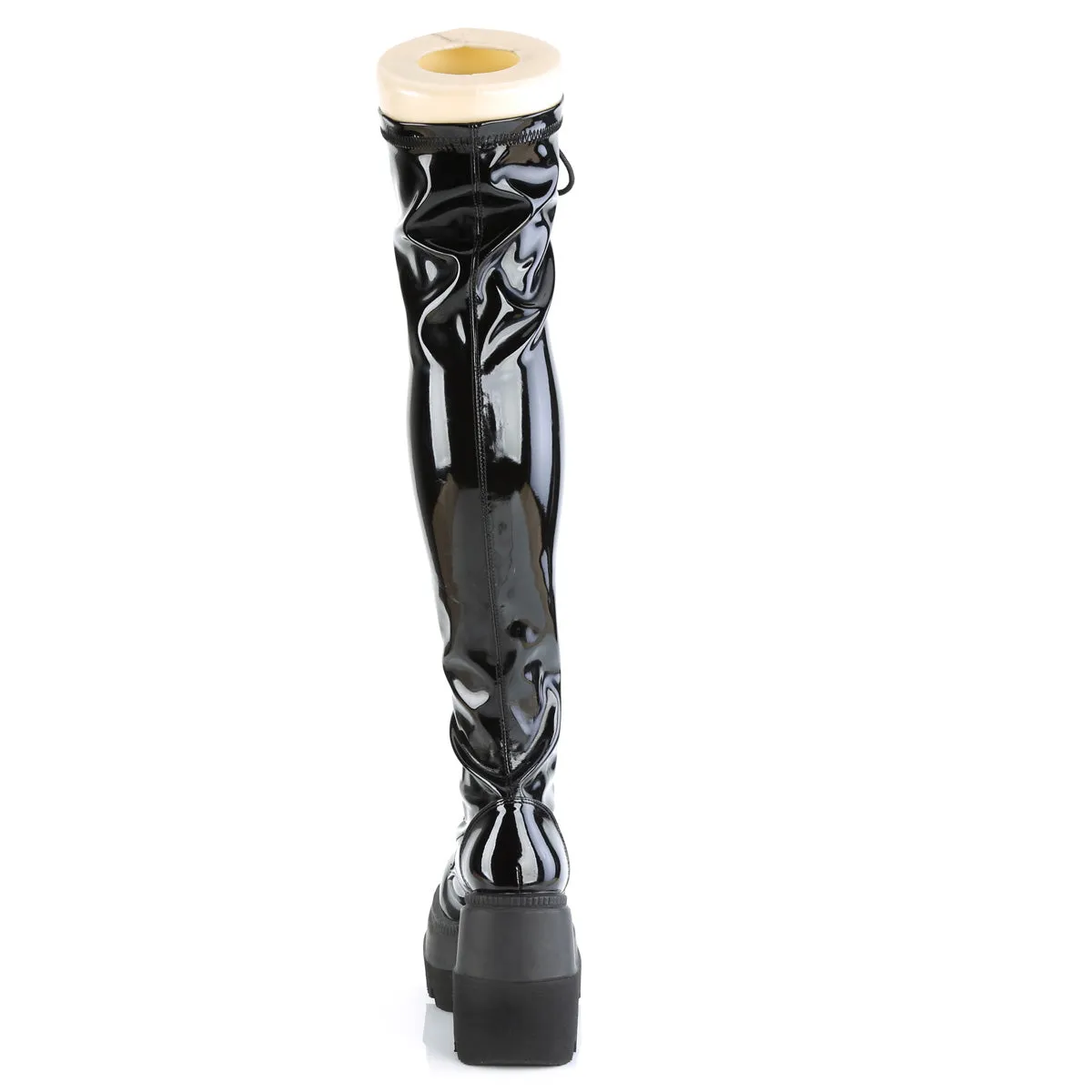 SHAKER-374  Black Stretch Patent