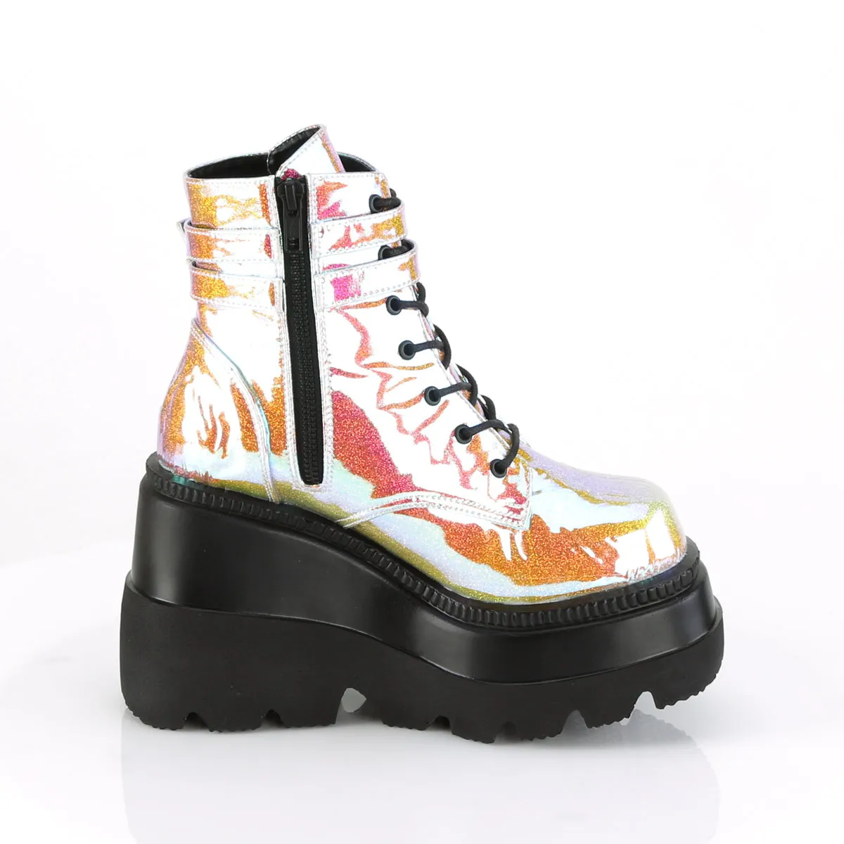 SHAKER-52  Pink Shifting Glitter Vegan Leather