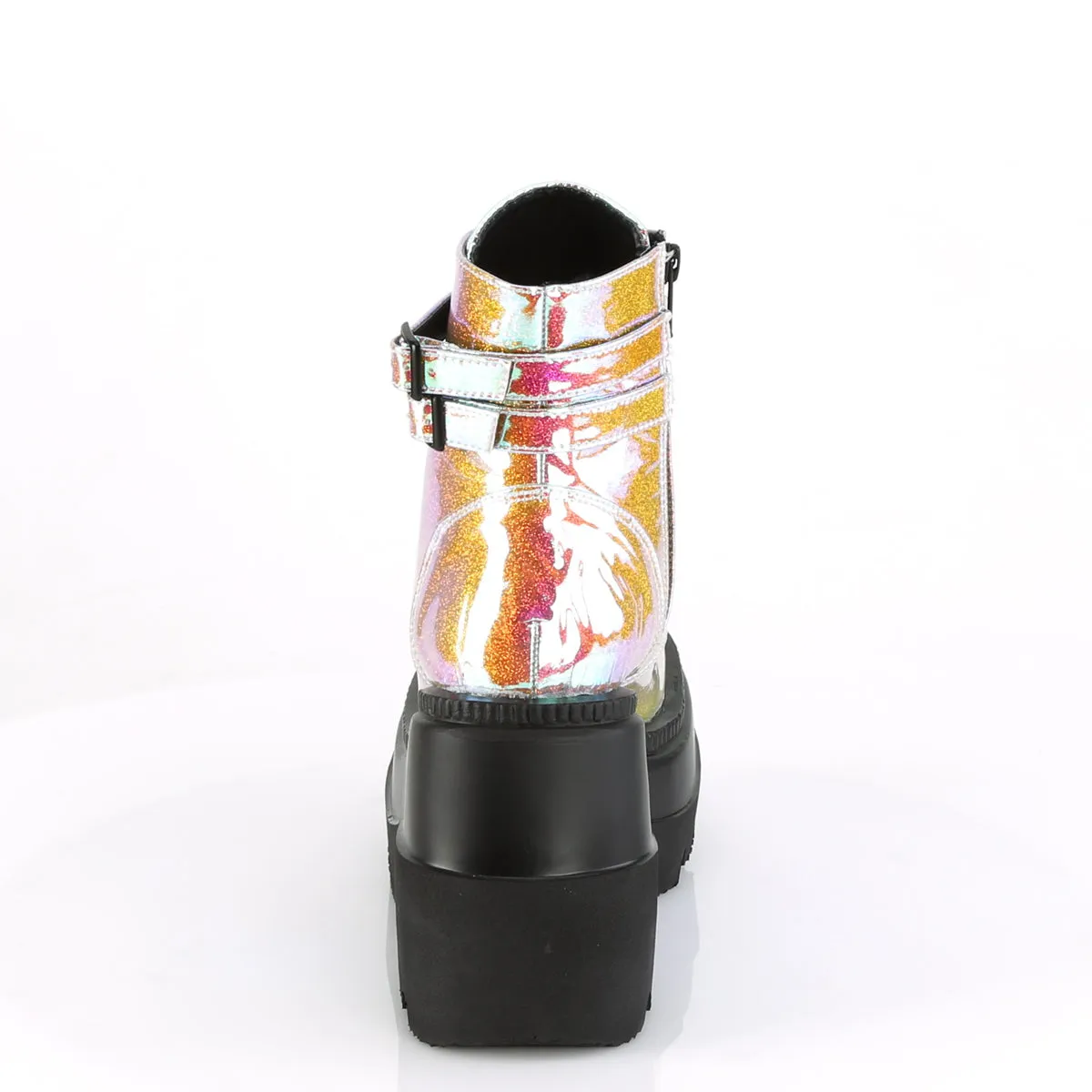 SHAKER-52  Pink Shifting Glitter Vegan Leather