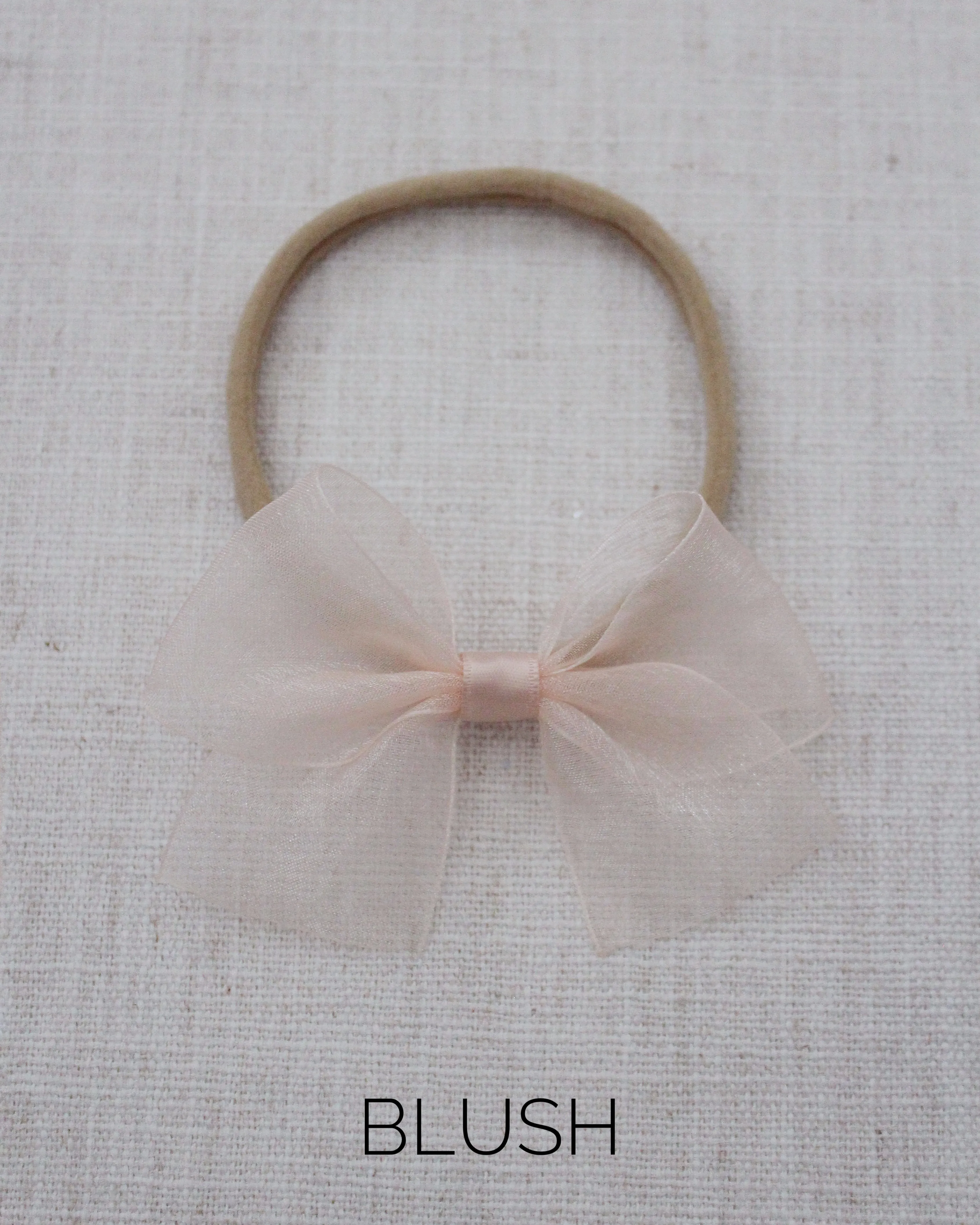 Sheer Organza Bow Hair Clips