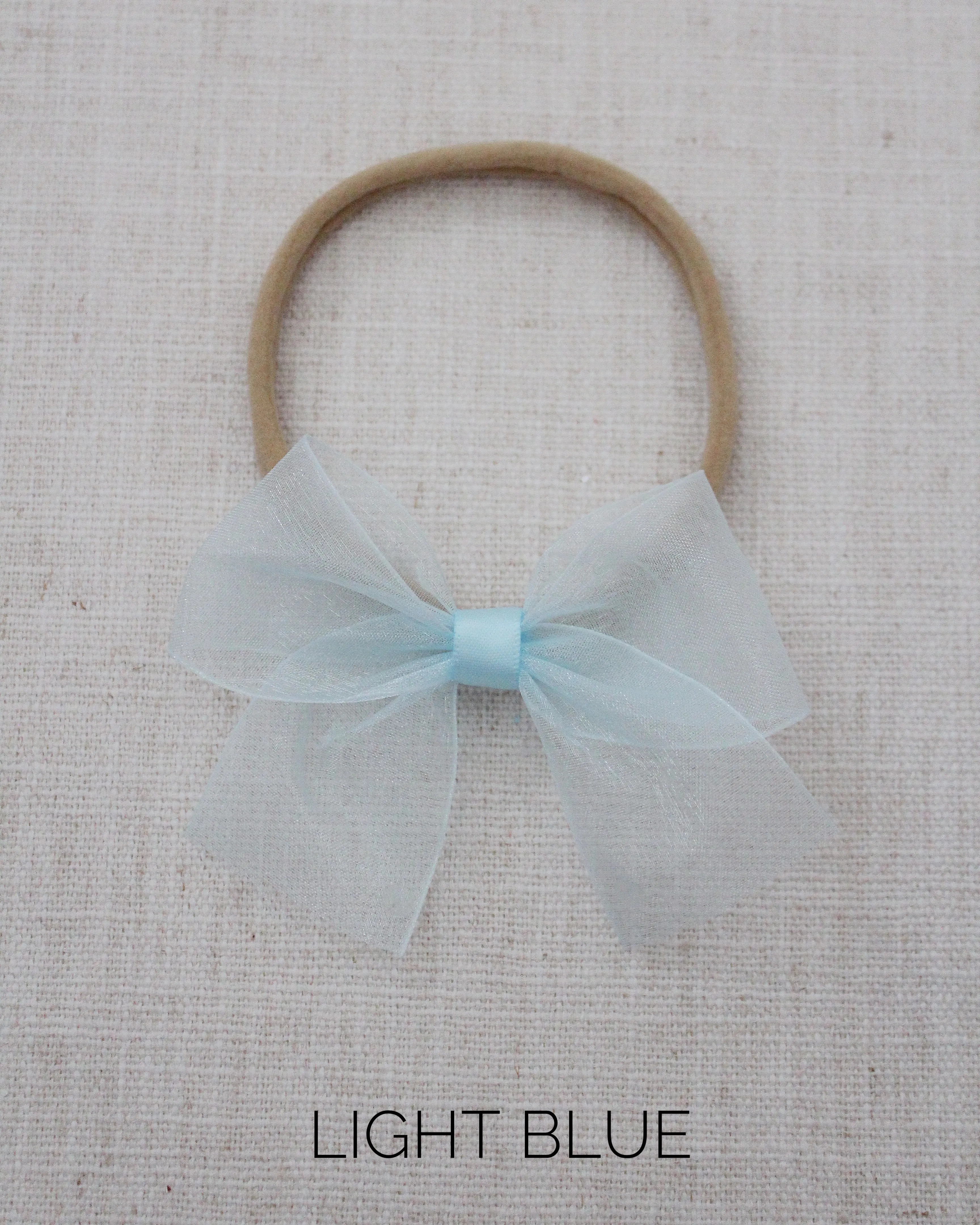 Sheer Organza Bow Hair Clips