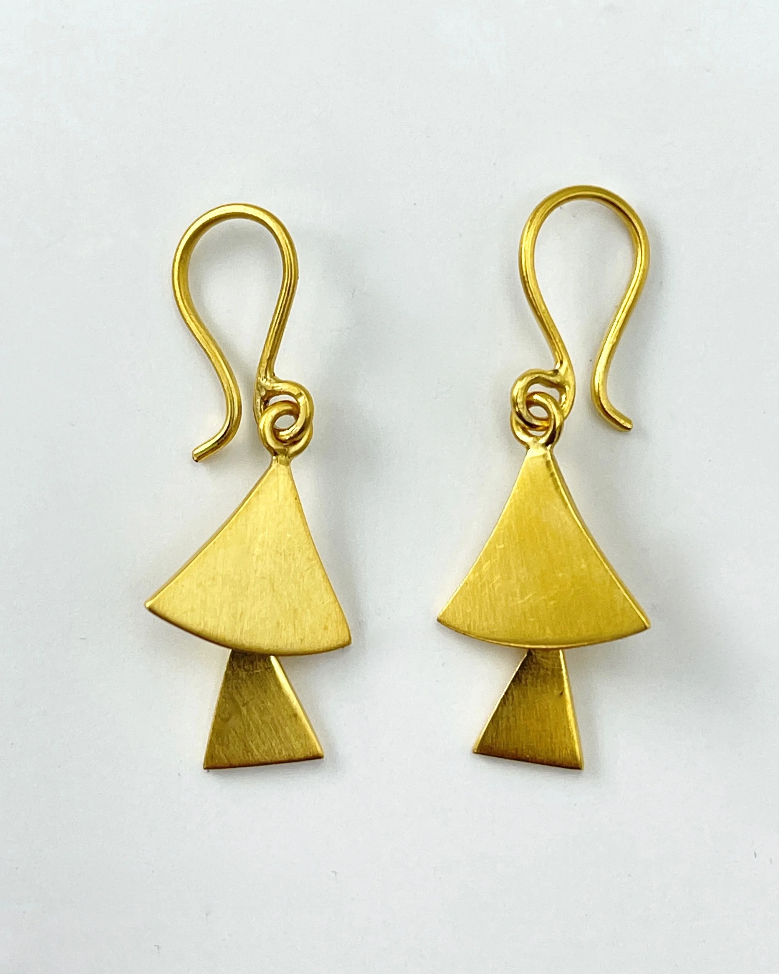 Short Fan Cascade Earrings