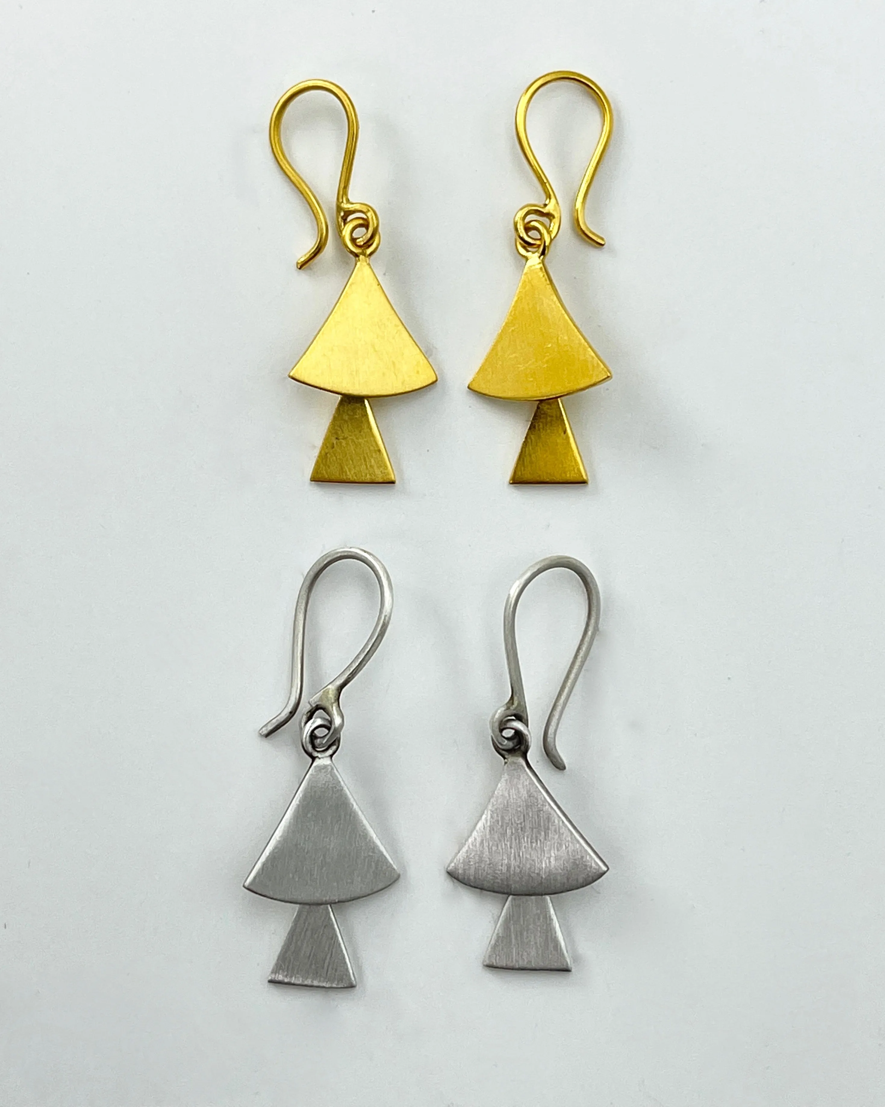 Short Fan Cascade Earrings