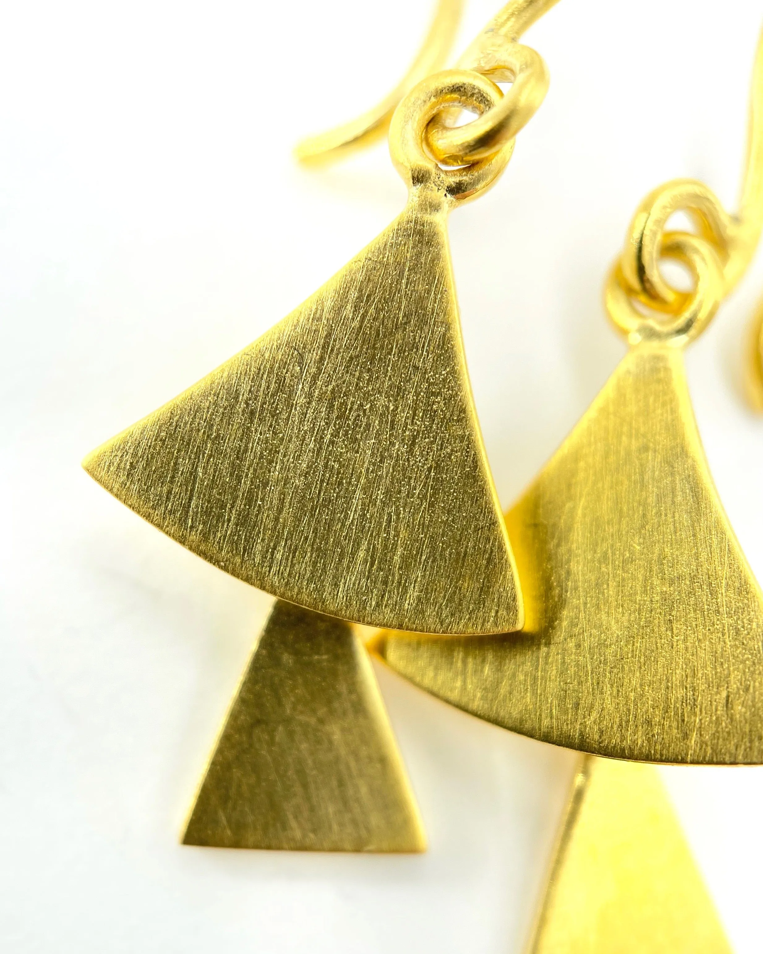 Short Fan Cascade Earrings