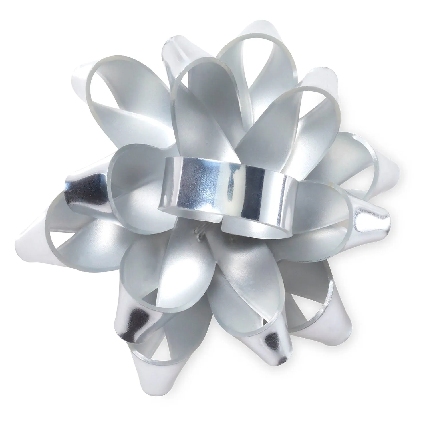 Silver Present Bow Jibbitz