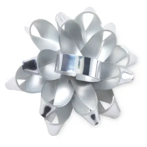 Silver Present Bow Jibbitz