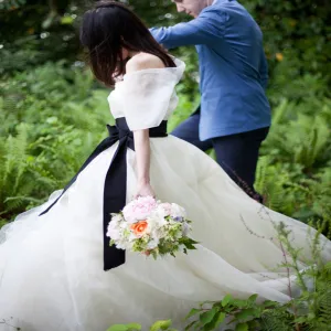 Simple Cheap Ivory Strapless Elegant Sweet Ball Gown Wedding Dresses, AB1116