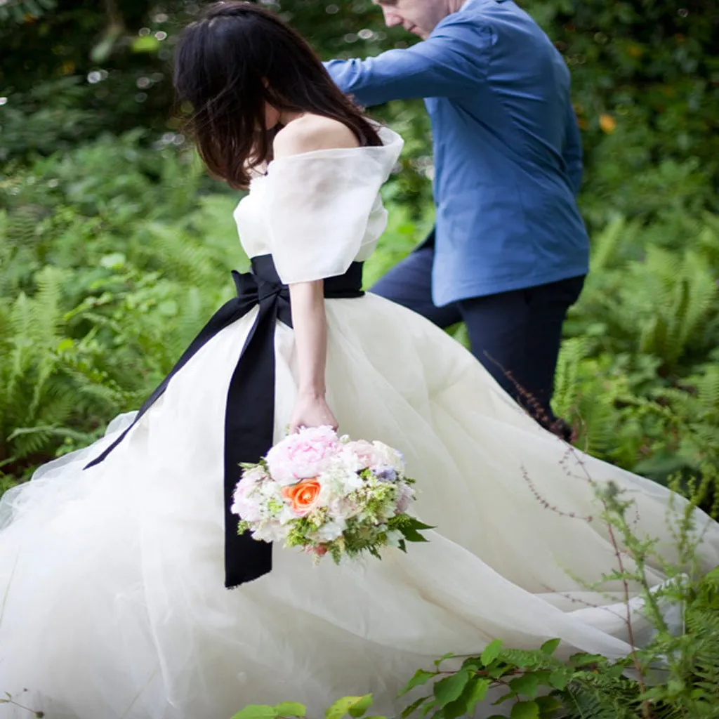 Simple Cheap Ivory Strapless Elegant Sweet Ball Gown Wedding Dresses, AB1116