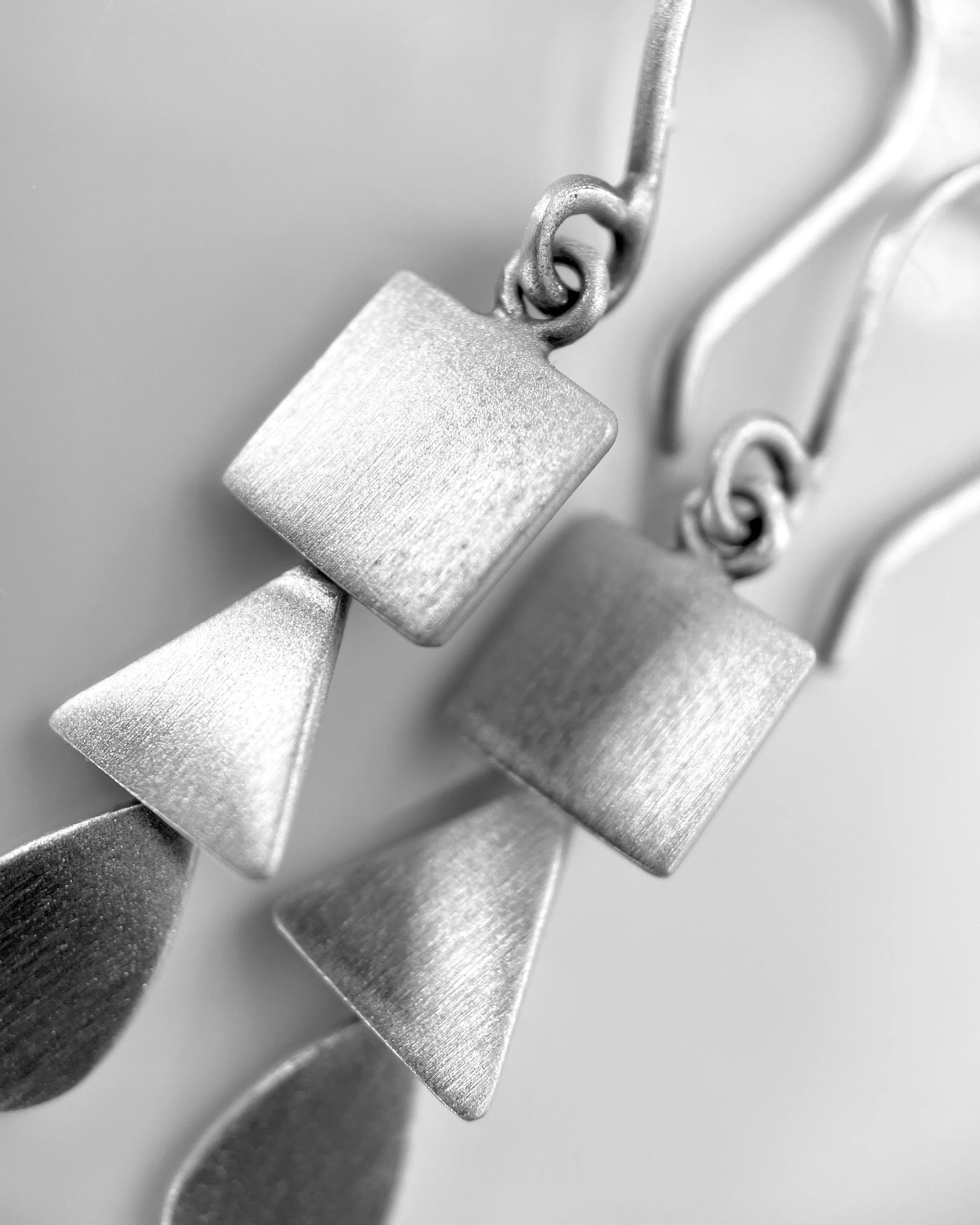 Small Organic Cascade Earrings