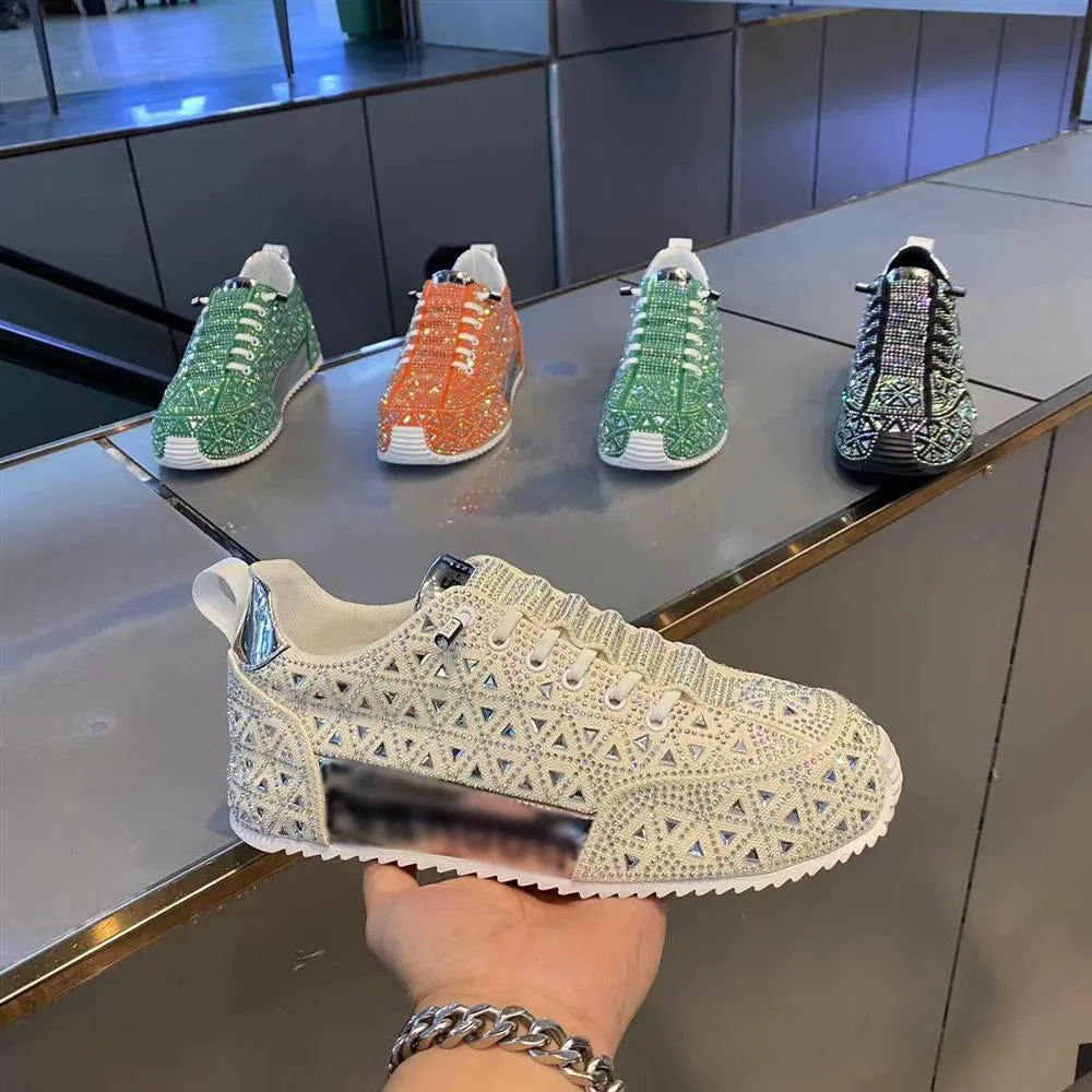 SneakLuxe™ - Diamond-Studded Sneakers for Men