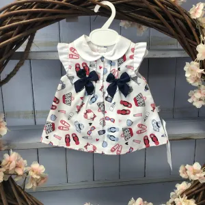 Spanish Bow Navy Shoes & Bags Dress