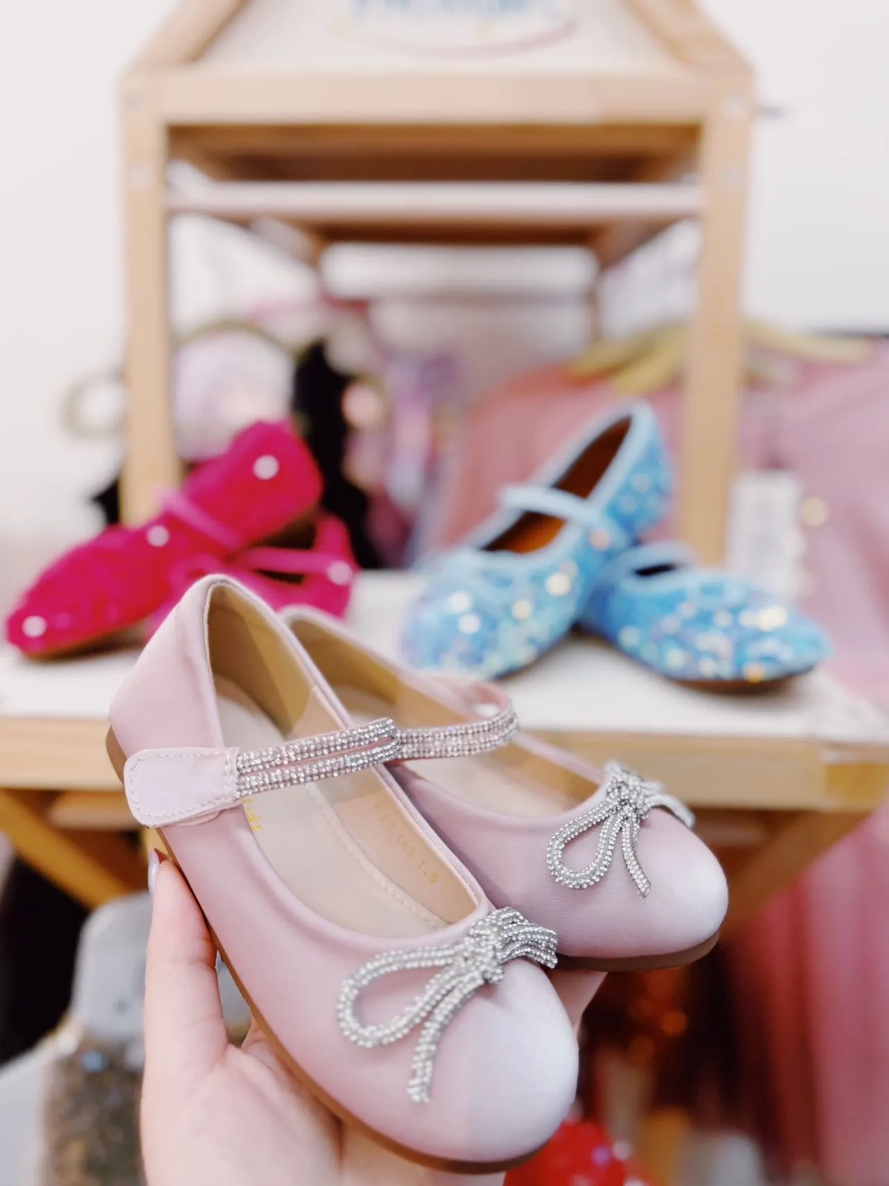 Sparkling Bow Princess Mary Jane