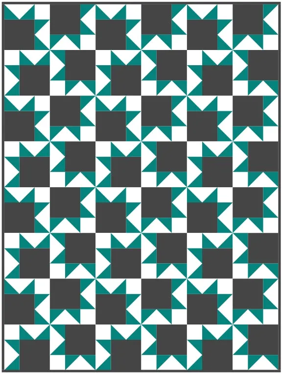 Star Zone Quilt Block Pattern