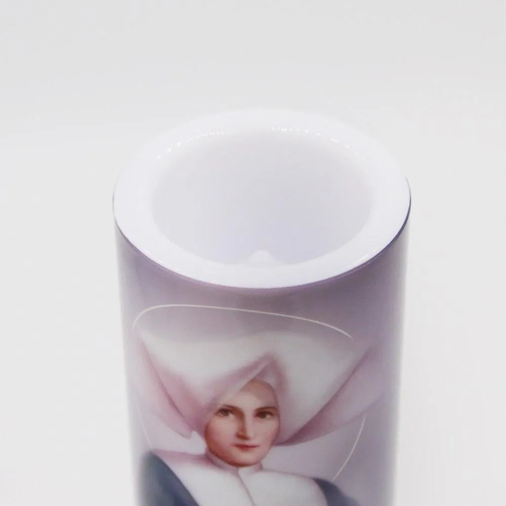 St.Catherine of Labouré LED Candle with Timer