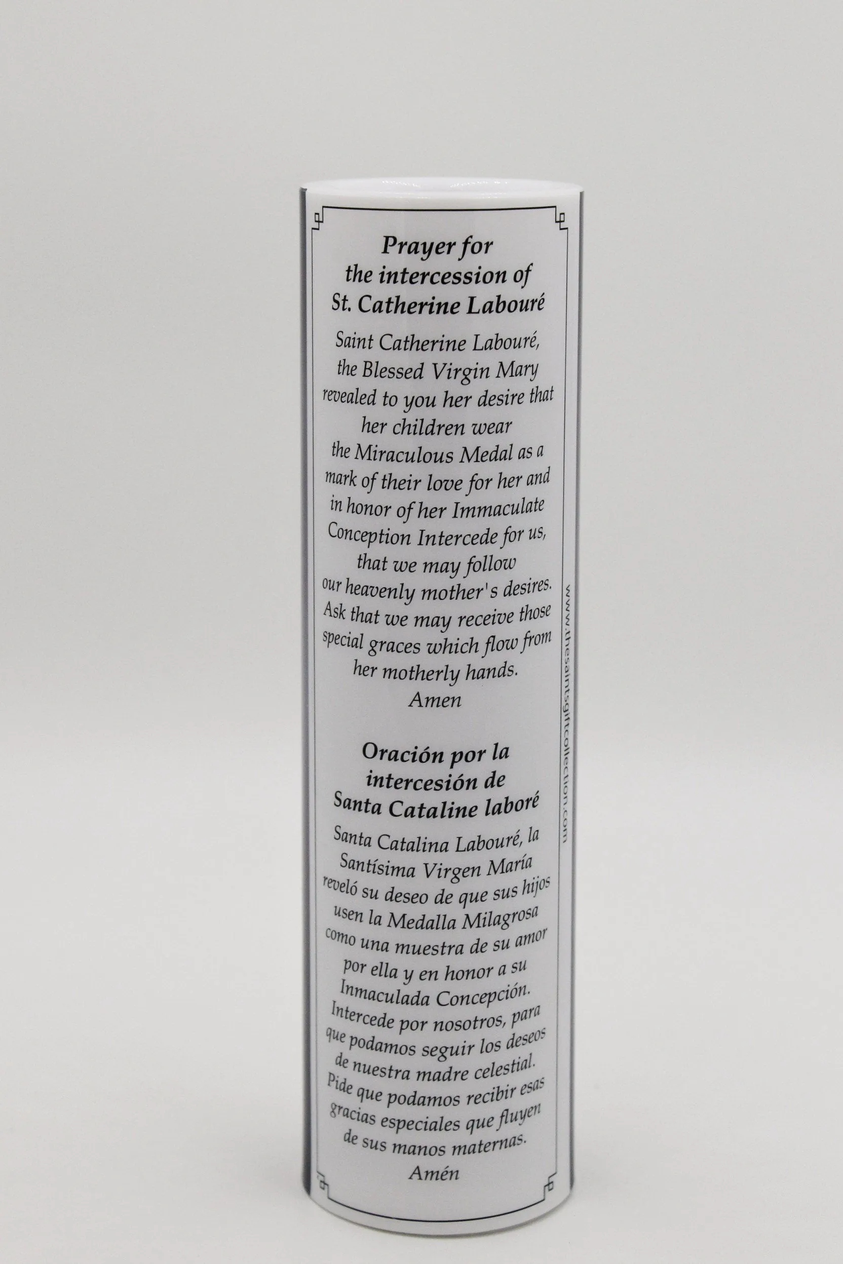 St.Catherine of Labouré LED Candle with Timer