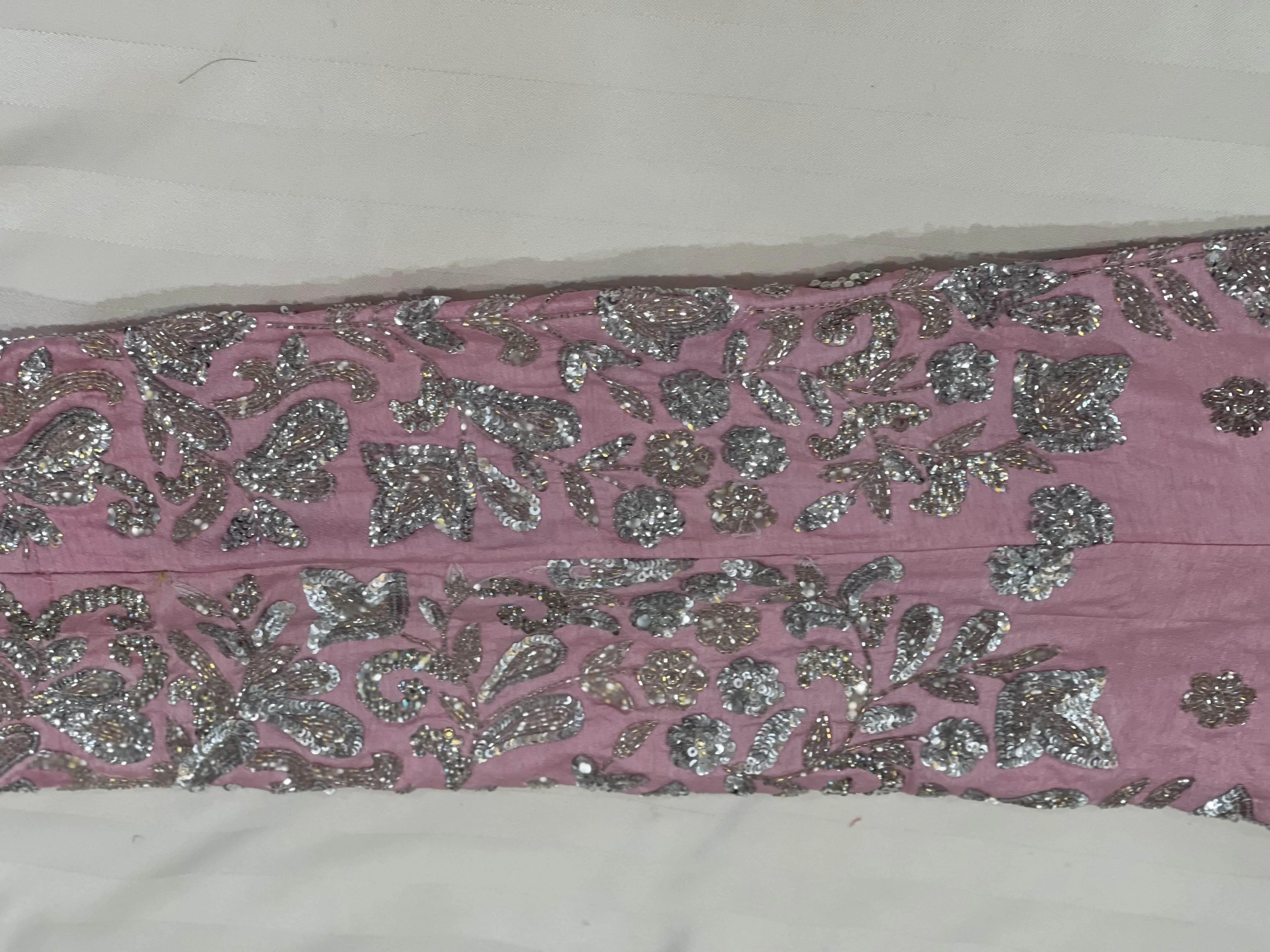 Stylish Pink Indo-western Georgette Gown