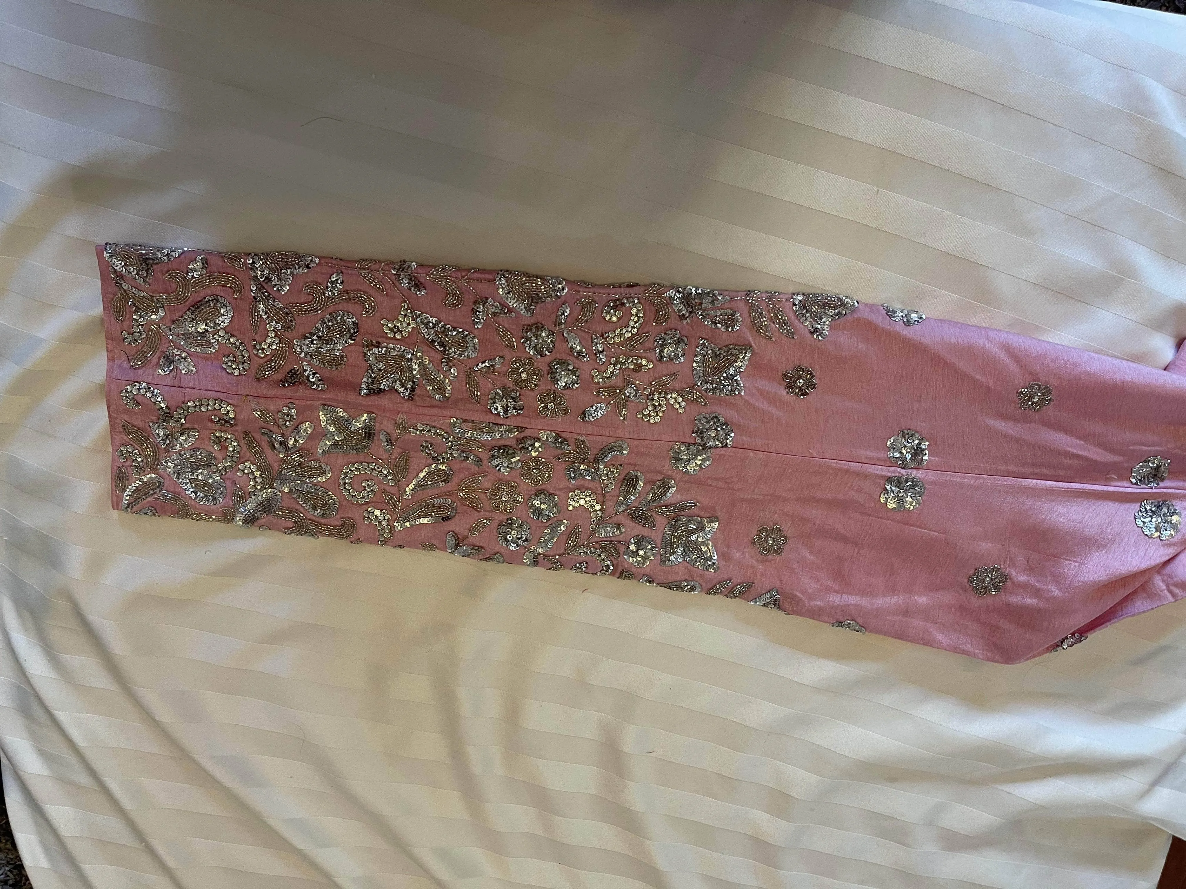 Stylish Pink Indo-western Georgette Gown