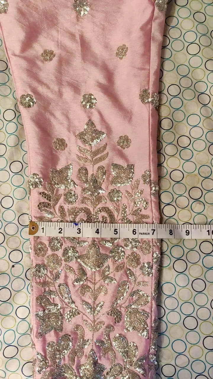 Stylish Pink Indo-western Georgette Gown