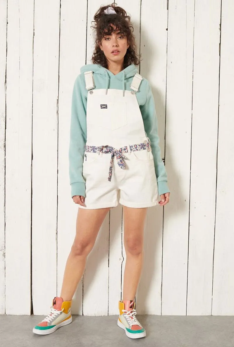 SUPERDRY UTILITY DUNGAREE SHORTS