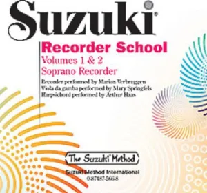 SUZUKI SOPRANO RECORDER BK 1 AND 2 CD