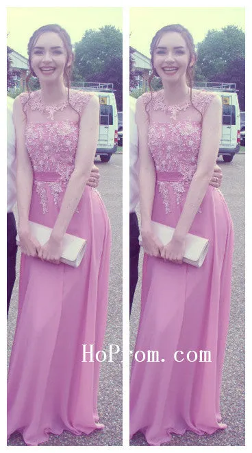 Sweet Applique Prom Dresses,Lovely Prom Dress,Evening Dress