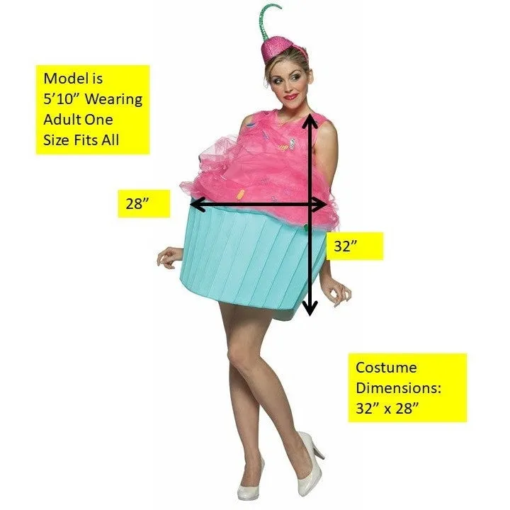 Sweet Eats Cupcake Costume, Adult One Size