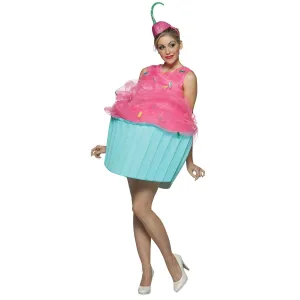 Sweet Eats Cupcake Costume, Adult One Size