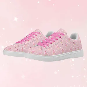 Sweet Scoop Unisex Low Top Leather Kicks