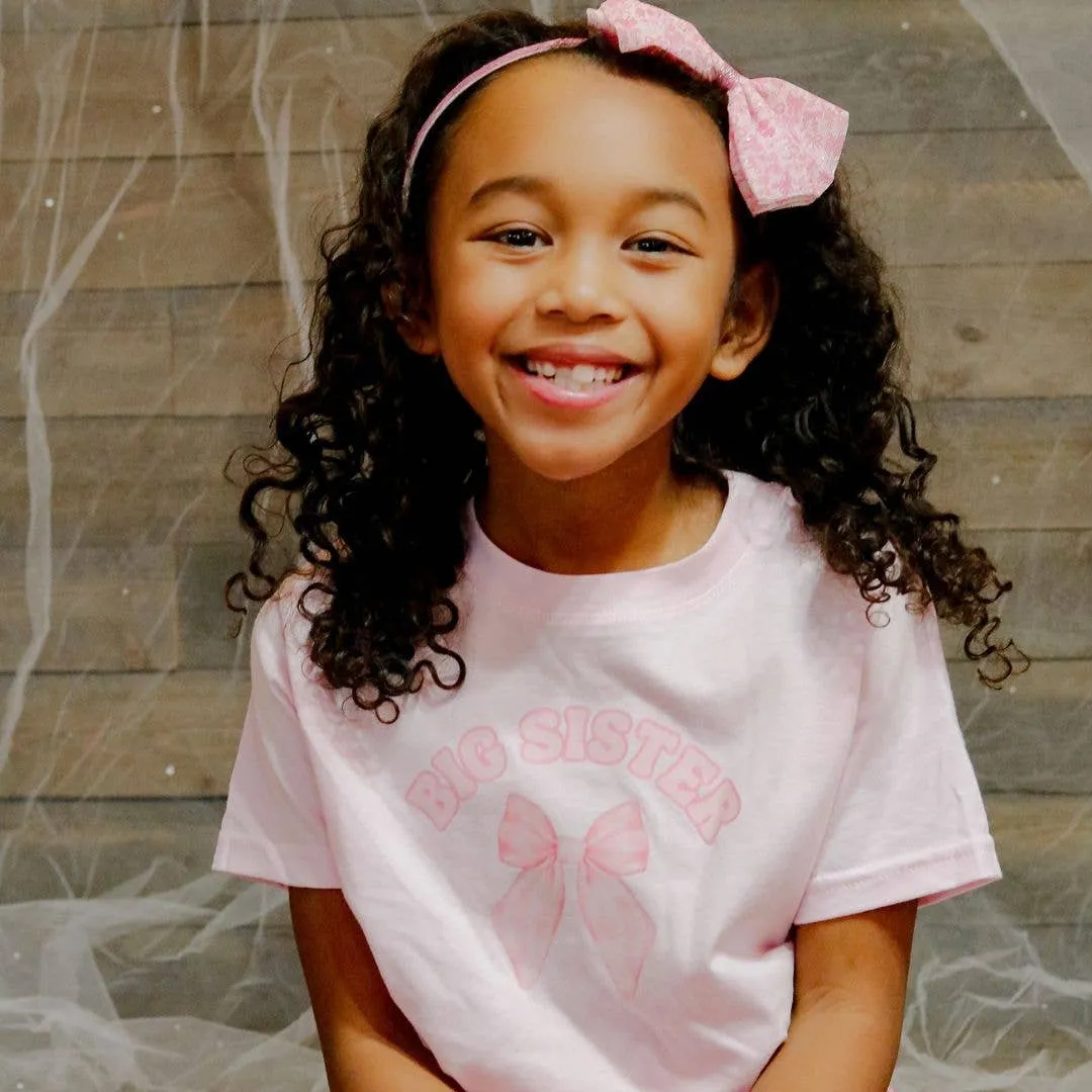 Sweet Wink - Big Sister Bow Short Sleeve T-Shirt