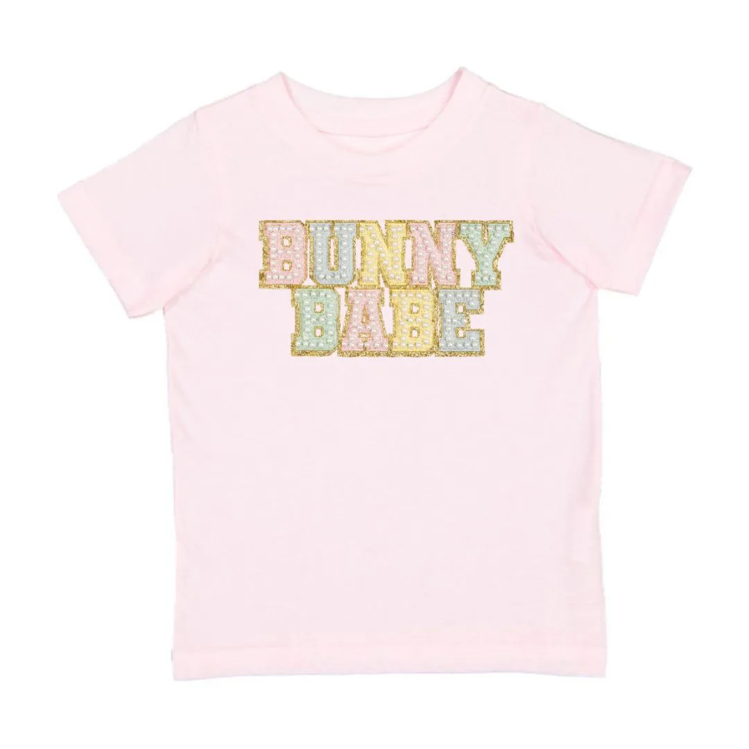 Sweet Wink Bunny Babe Patch Easter Short Sleeve T-Shirt - Ballet