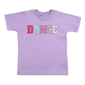 Sweet Wink Dance Patch Short Sleeve T-Shirt - Lavender