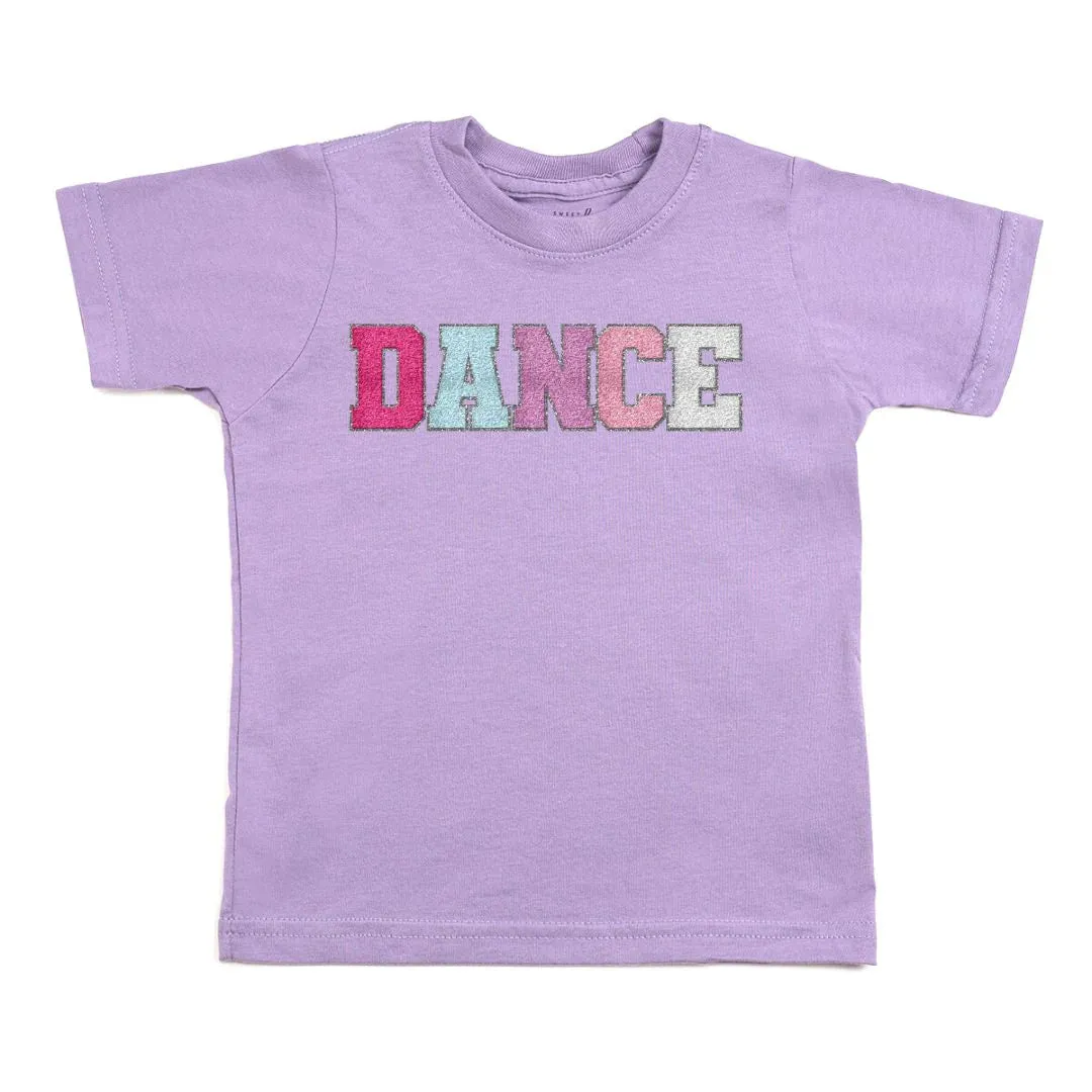 Sweet Wink Dance Patch Short Sleeve T-Shirt - Lavender