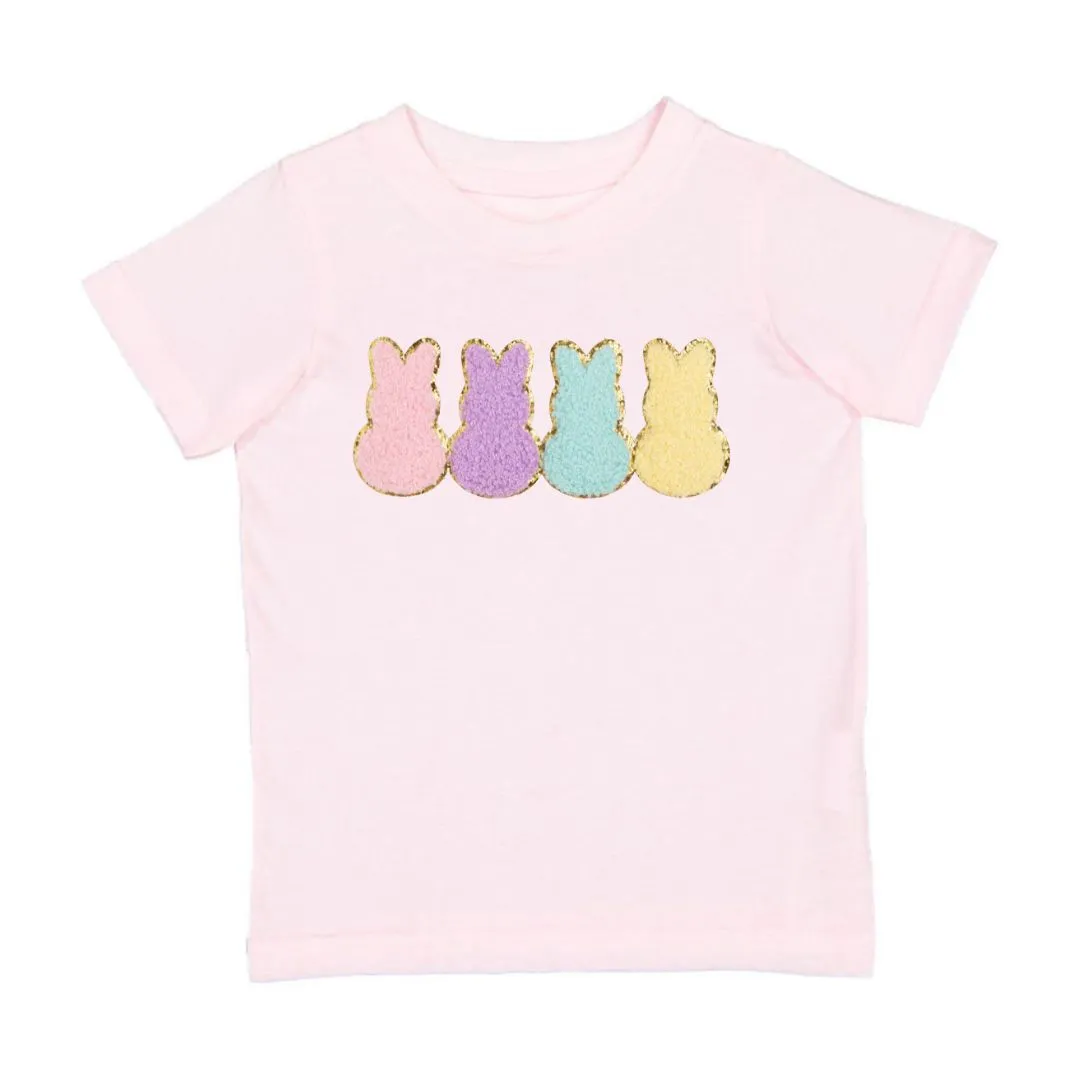 Sweet Wink Easter Peeps Patch Short Sleeve T-Shirt - Ballet