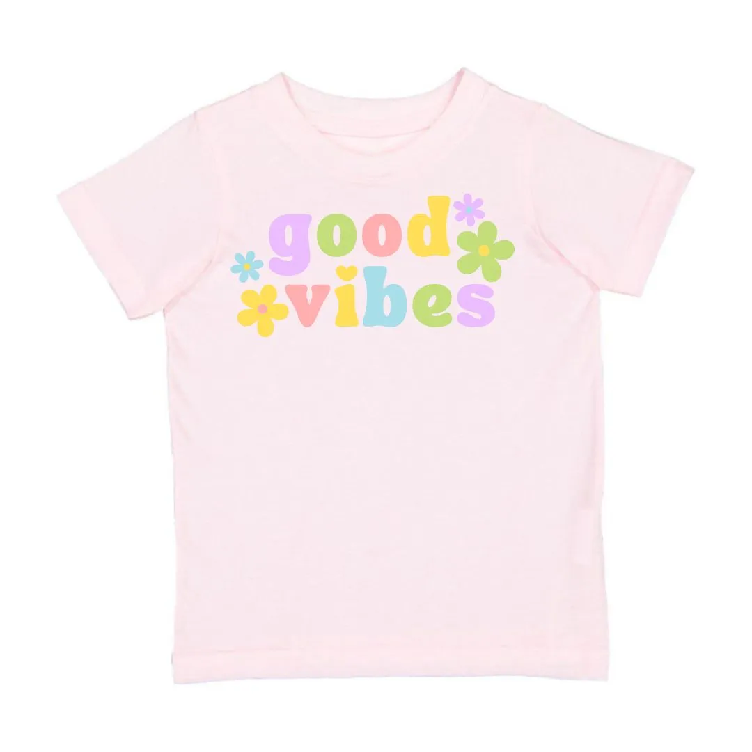 Sweet Wink Good Vibes S/S Ballet Pink Tee