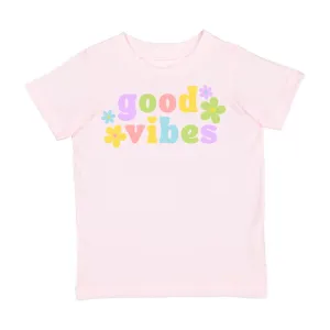 Sweet Wink Good Vibes S/S Ballet Pink Tee